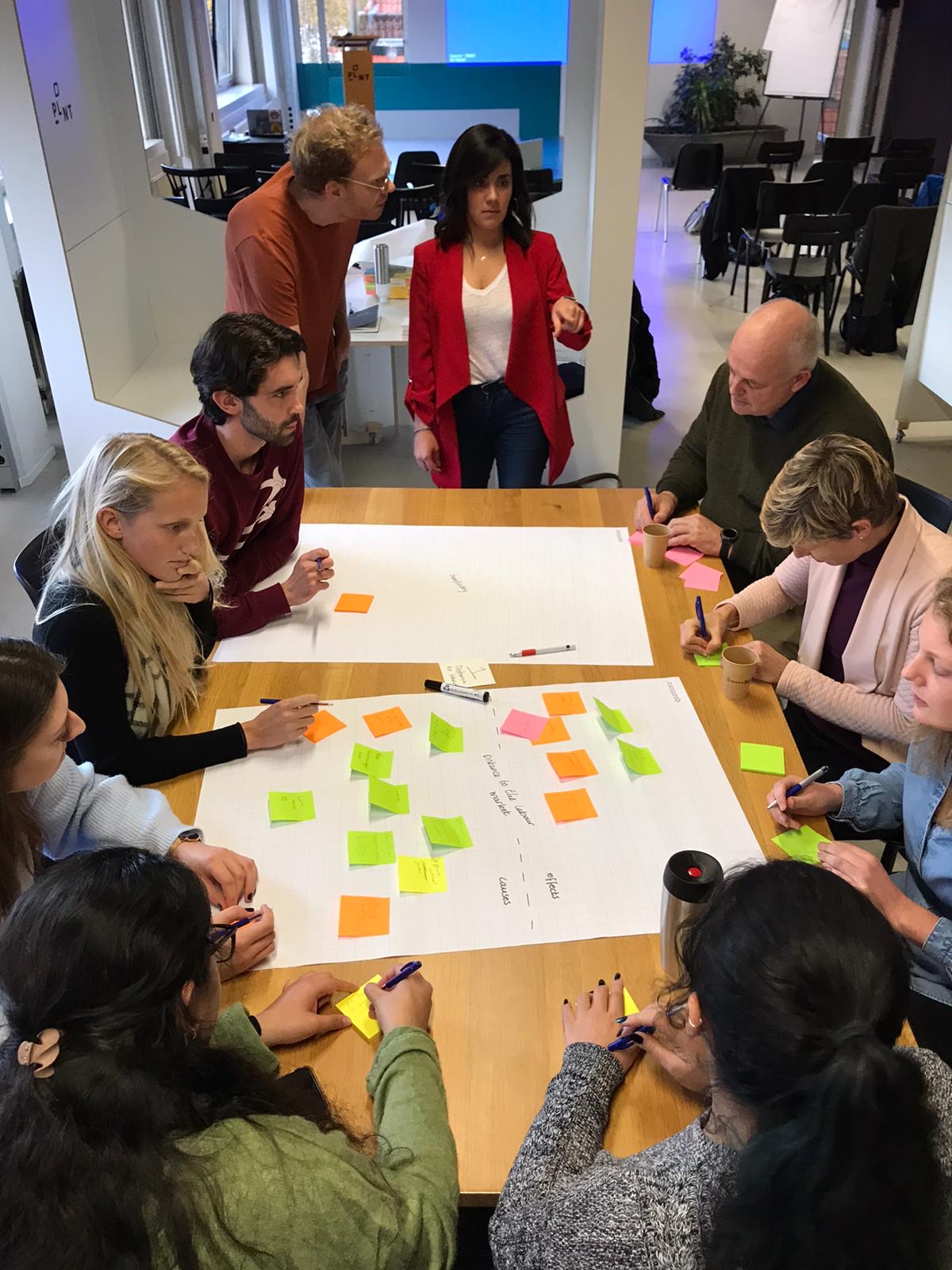 A working session facilitated by Origami Lab at PLNT Leiden